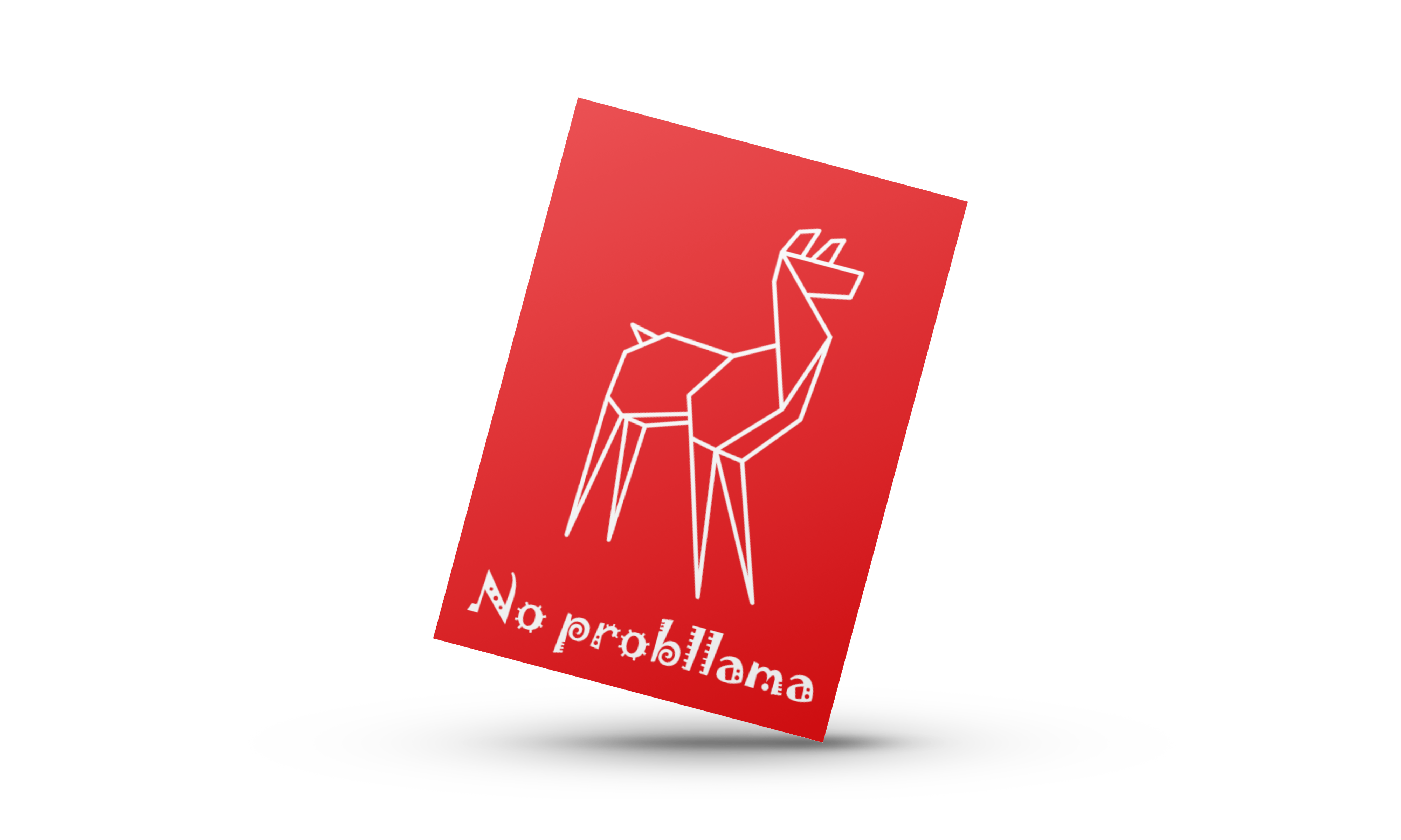 No Probllama - Minikort