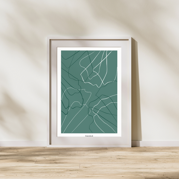 Abstract leaves - Poster
