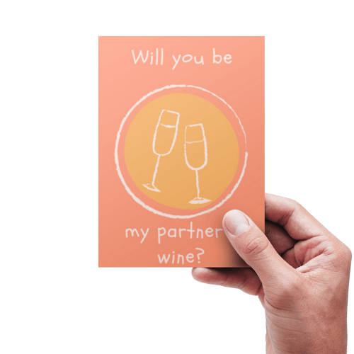 Will you be my partner in wine - Fersken