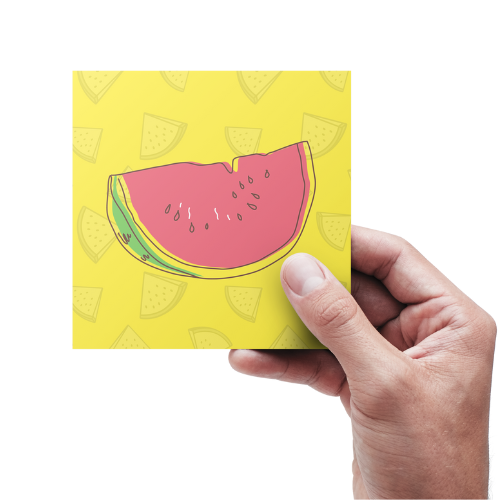 Sommerlig vandmelon - Kort