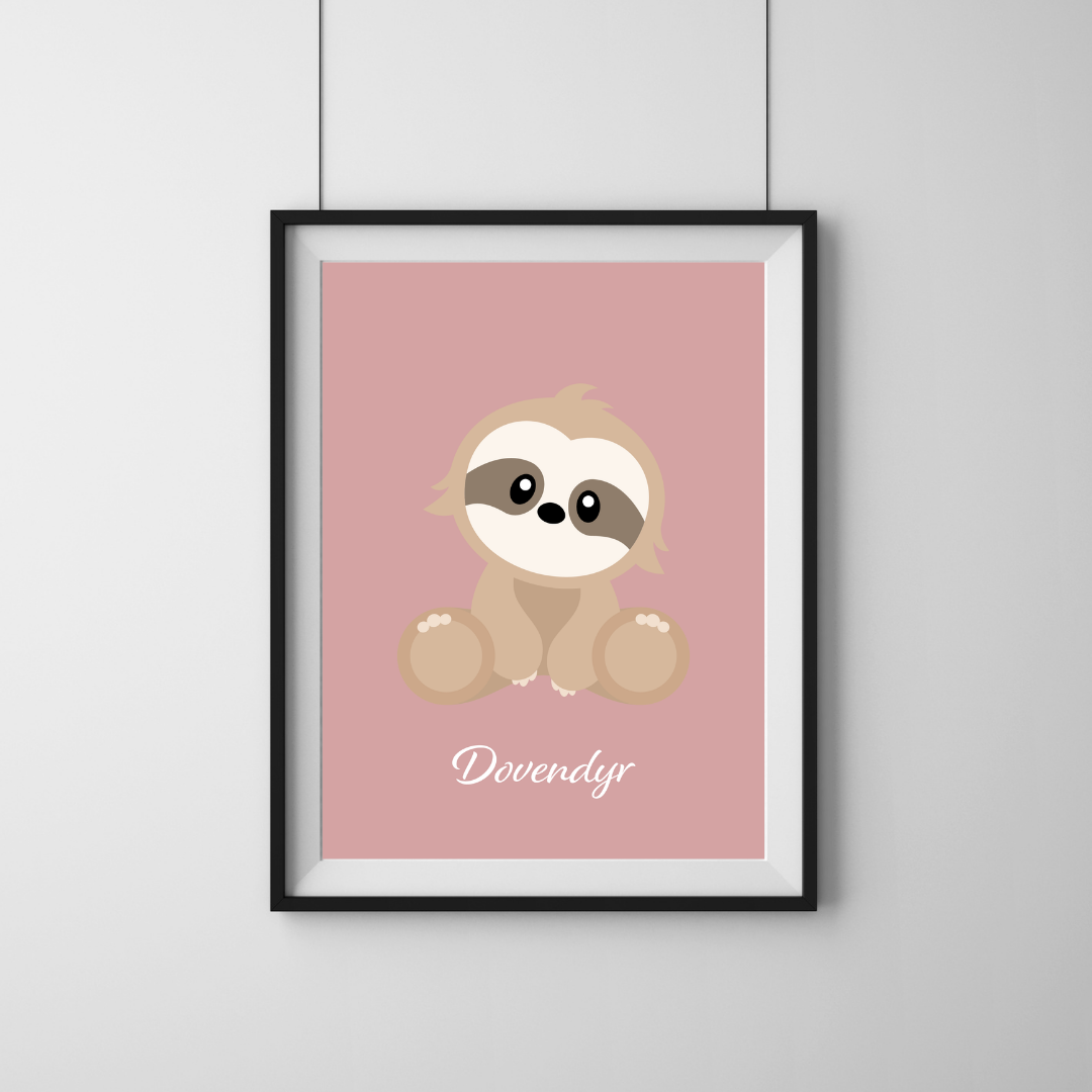 Cute Sloth - Pink