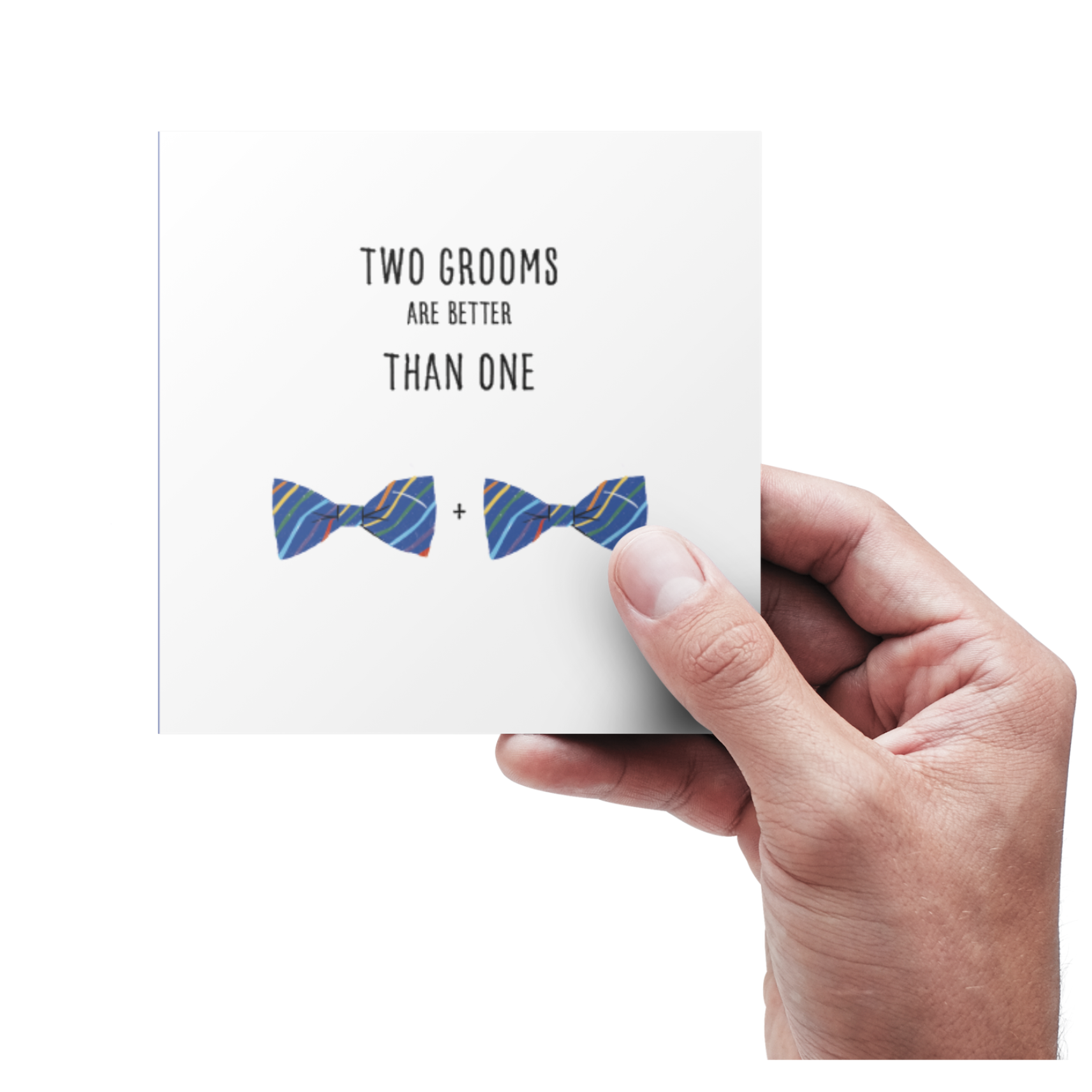 Two Grooms Are Better Than One - card