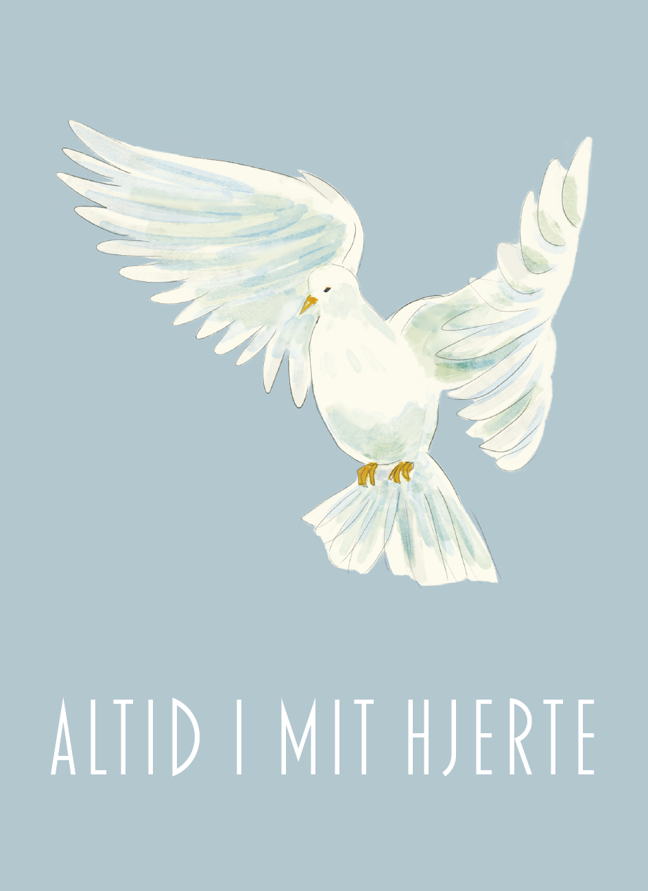 Altid I Mit Hjerte - Kondolence (Minikort)