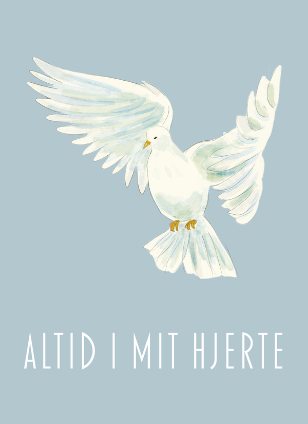 Altid I Mit Hjerte - Kondolence (Minikort)