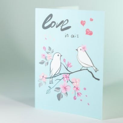 Love in air - Mini card
