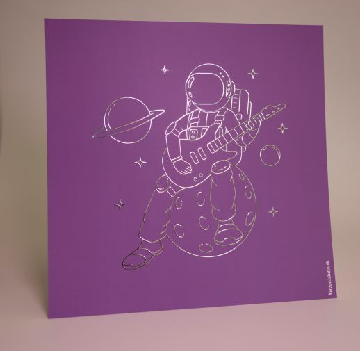 Astronaut - Rock guitar - Purple