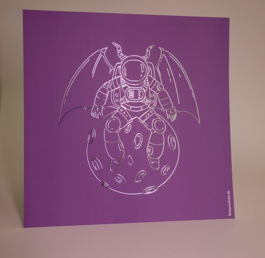 Astronaut - Devil - Purple