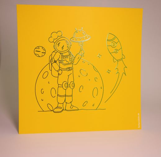 Astronaut - Chef - Yellow