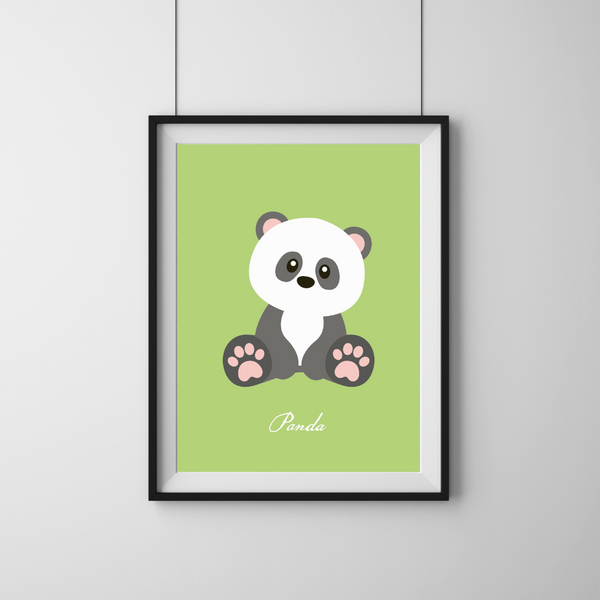 Cute Panda - Grøn