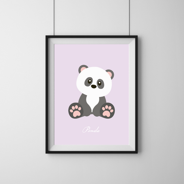 Cute Panda - Light purple