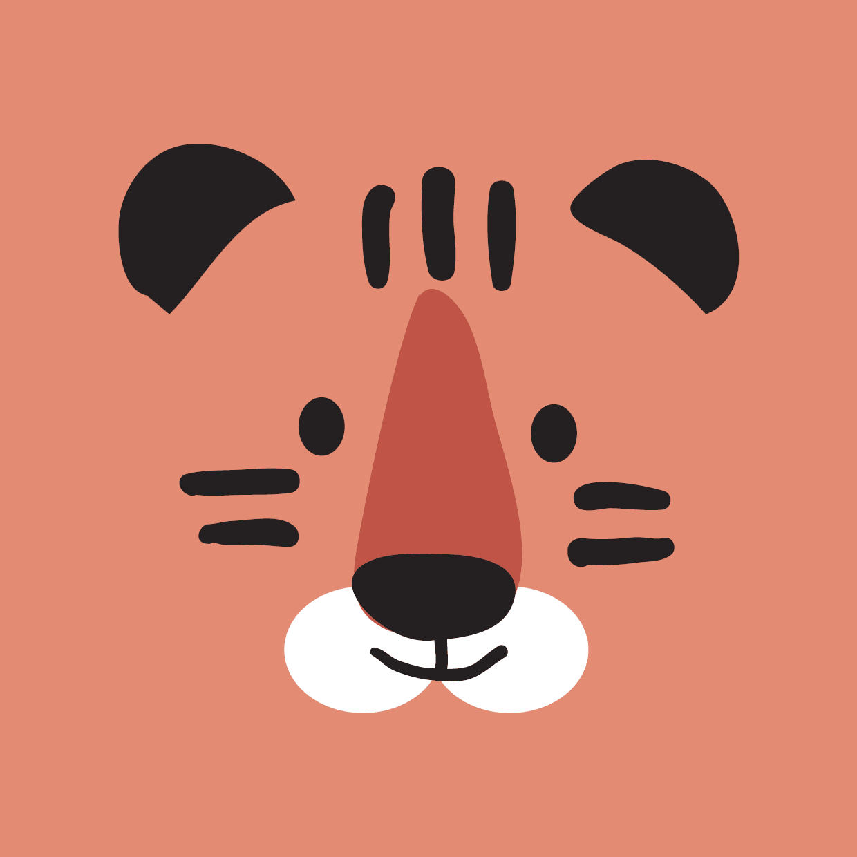 Dyre Ansigt - Tiger