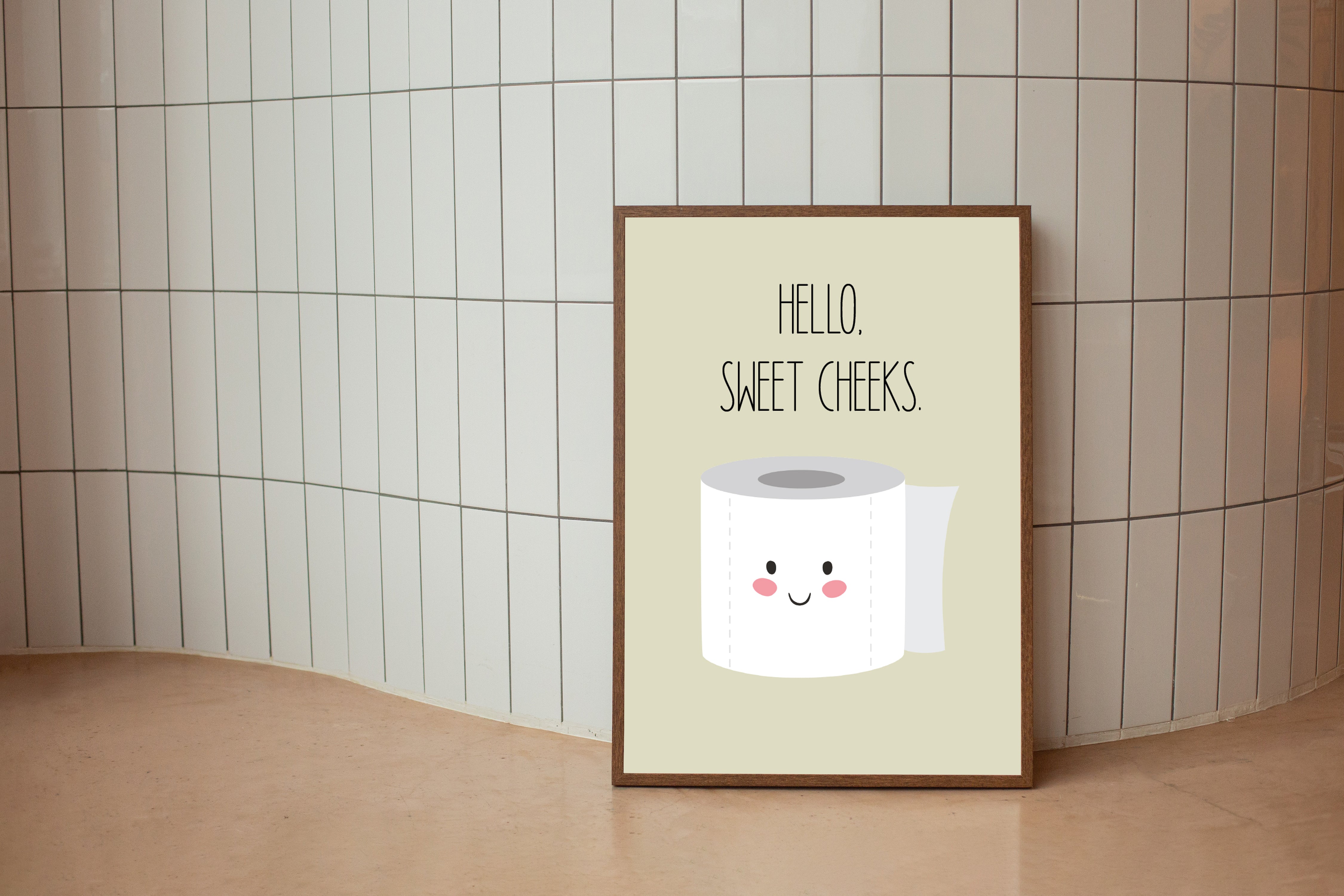 Hello sweet cheeks - Plakat