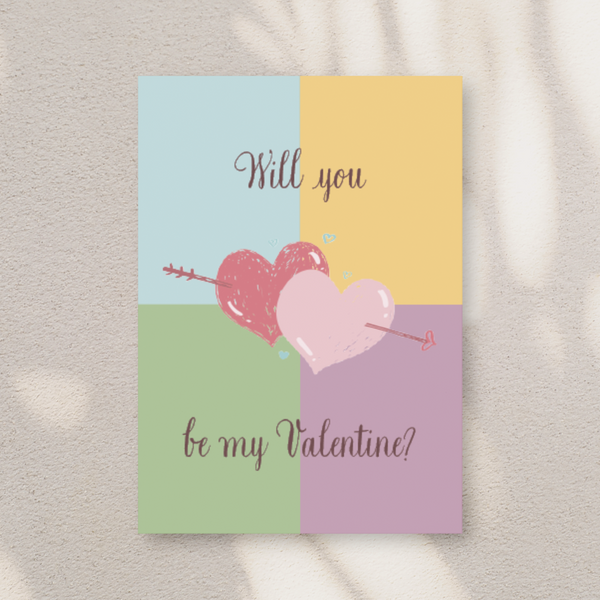Will you be my valentine - kort
