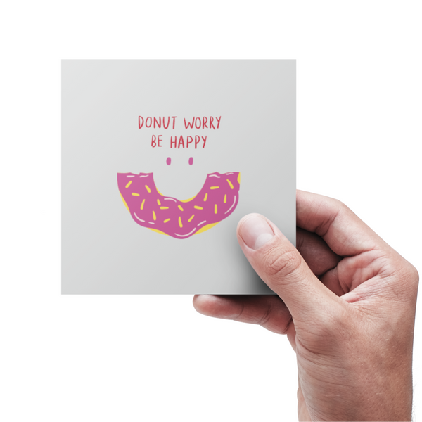Donut worry be happy  - Kort