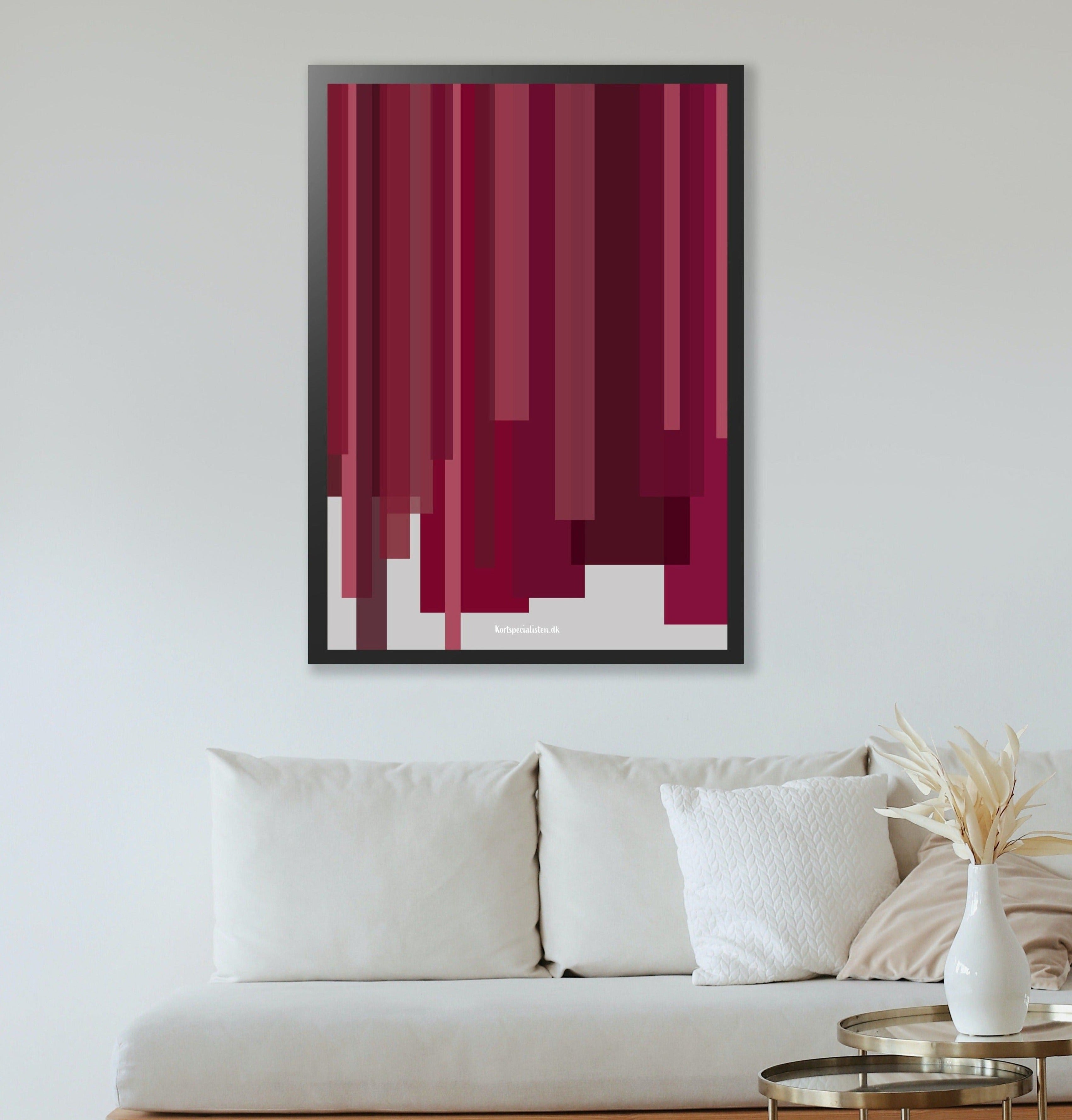 Abstract - Rød  (Plakat)