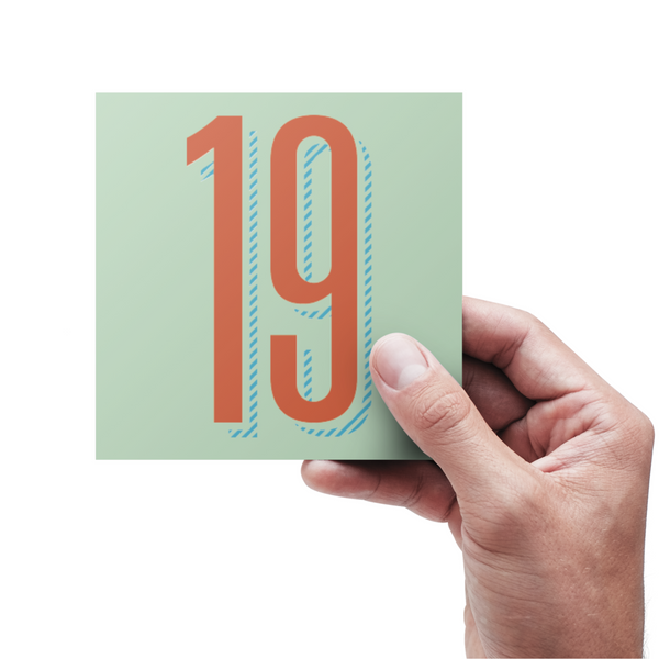 10 YEARS - Birthday and anniversary card