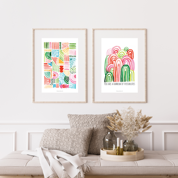 Abstract Colourful - Plakat