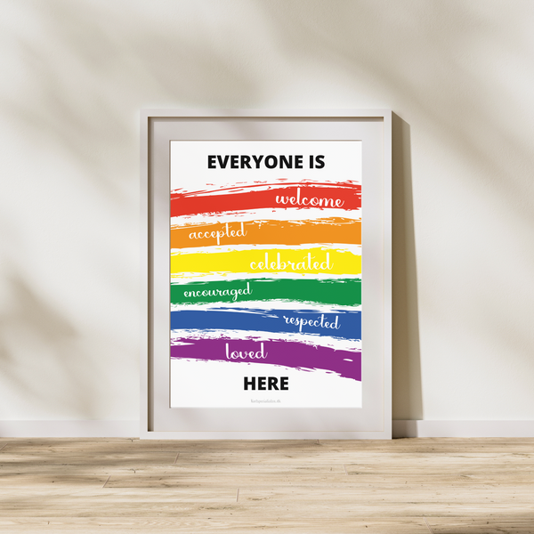 Everyone is welcome (Pride) - Plakat