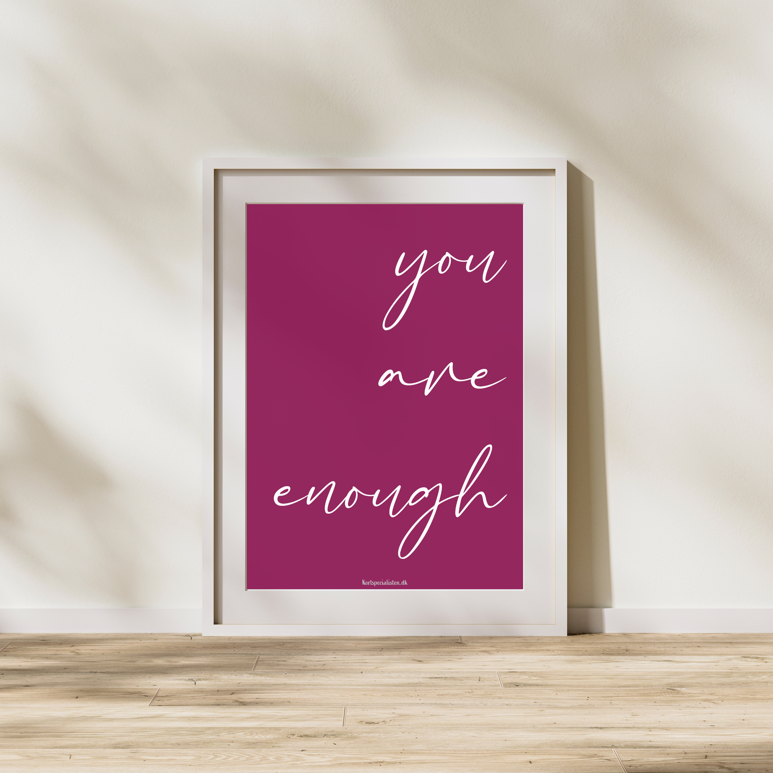 You are enough - Pink - Plakat