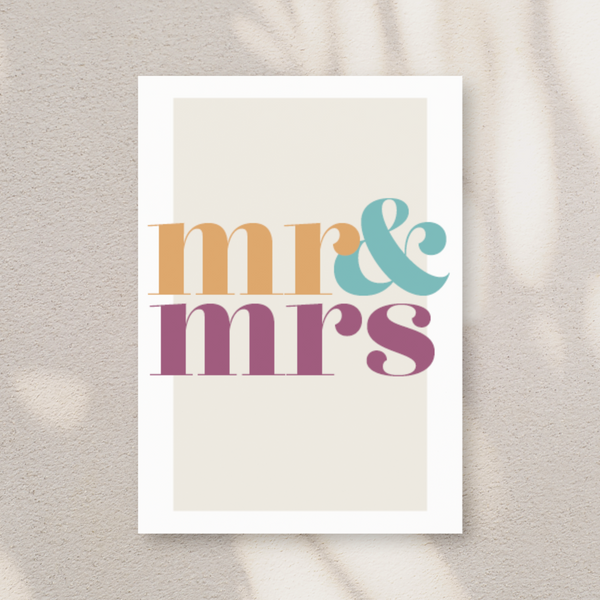 MR & MRS - kort