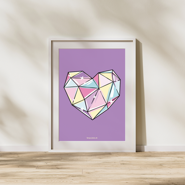 Krystal hjerte - Plakat
